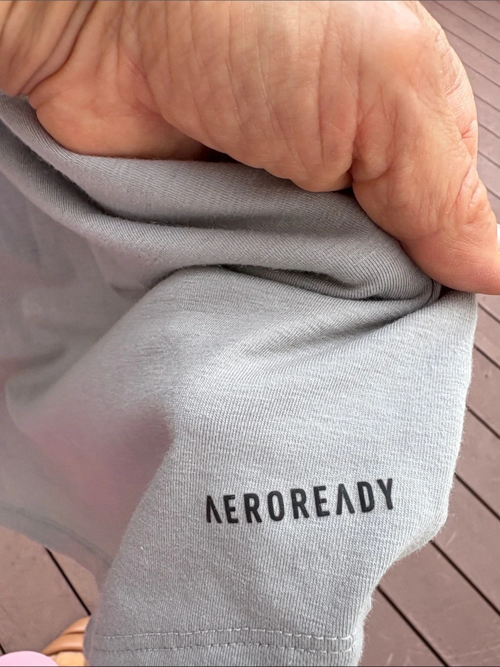 adidas Men's Long Sleeve Crew in Light Gray